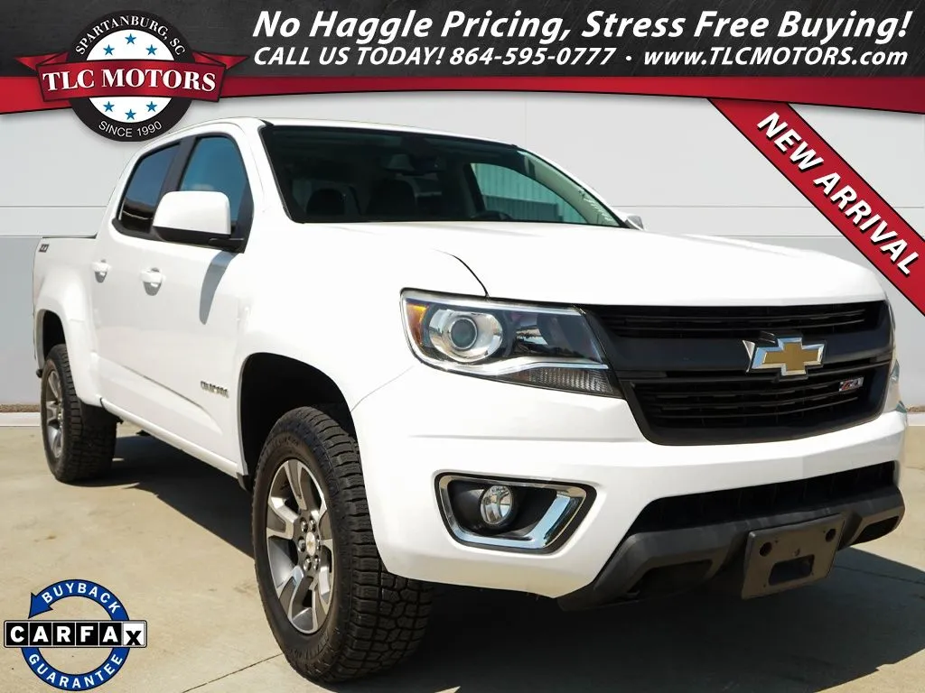 White 2017 Chevrolet Colorado Z71 for sale in Moore, SC