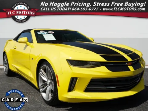 Yellow 2018 Chevrolet Camaro 1LT for sale in Moore, SC