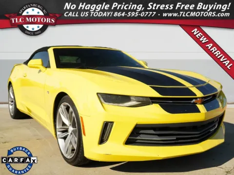 Yellow 2018 Chevrolet Camaro 1LT for sale in Moore, SC