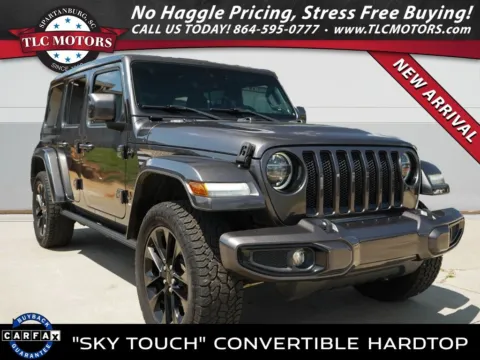 Gray 2021 Jeep Wrangler Unlimited Sahara High Altitude for sale in Moore, SC