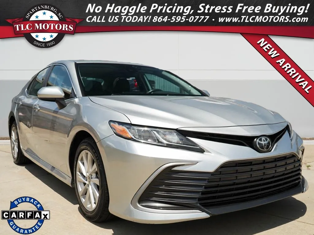Silver 2021 Toyota Camry LE for sale in Moore, SC