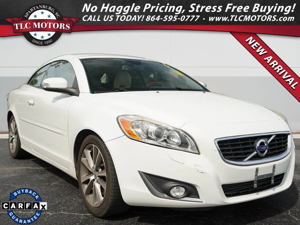 White 2013 Volvo C70 T5 for sale in Moore, SC