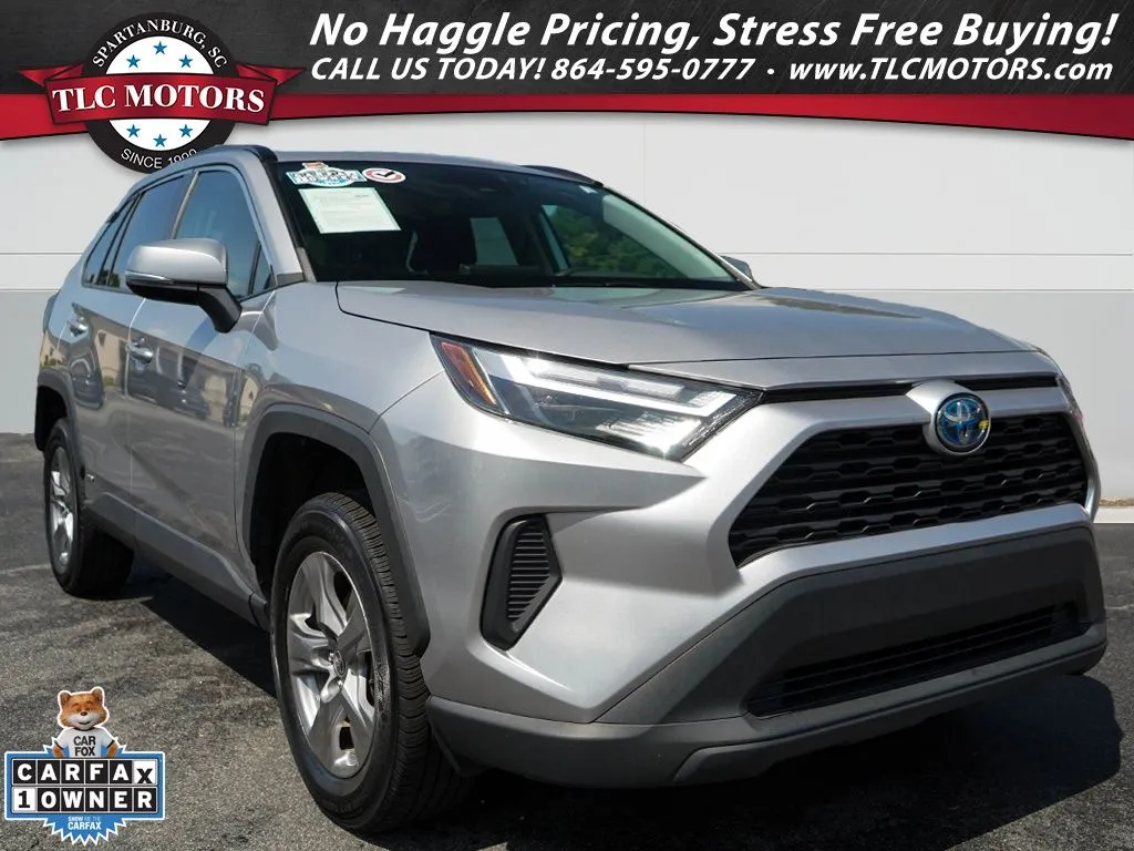 Silver 2023 Toyota RAV4 Hybrid LE for sale in Moore, SC