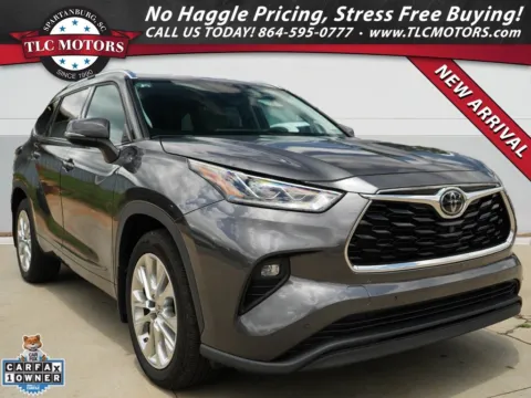 Gray 2022 Toyota Highlander Limited for sale in Moore, SC