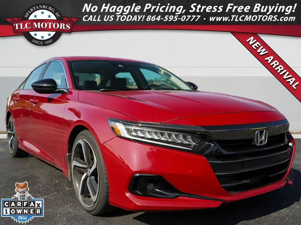 Red 2021 Honda Accord Sport Special Edition for sale in Moore, SC