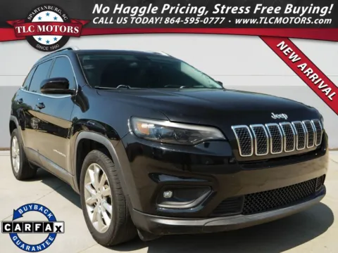 Black 2019 Jeep Cherokee Latitude Plus for sale in Moore, SC
