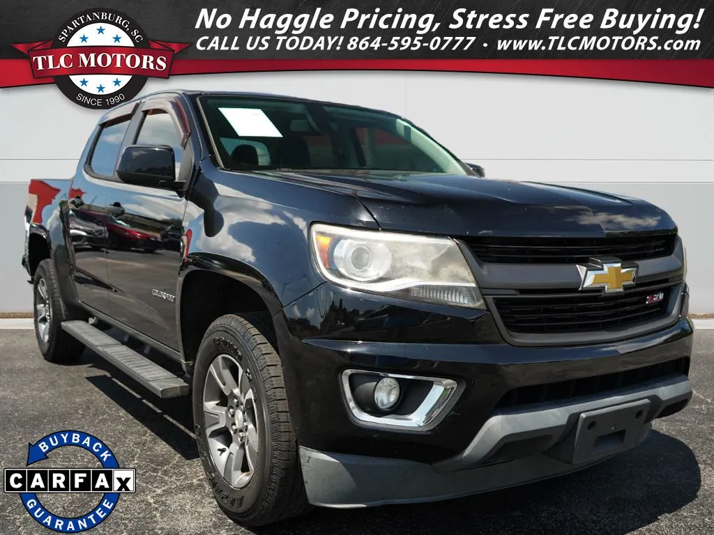 Black 2015 Chevrolet Colorado Z71 for sale in Moore, SC