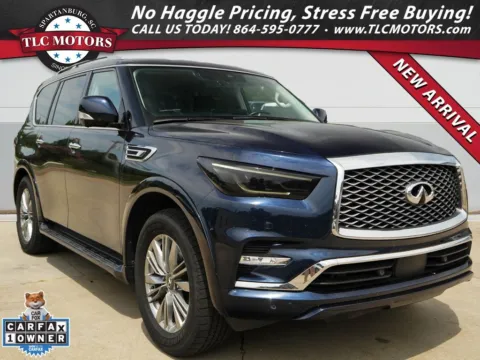 Blue 2024 INFINITI QX80 LUXE for sale in Moore, SC