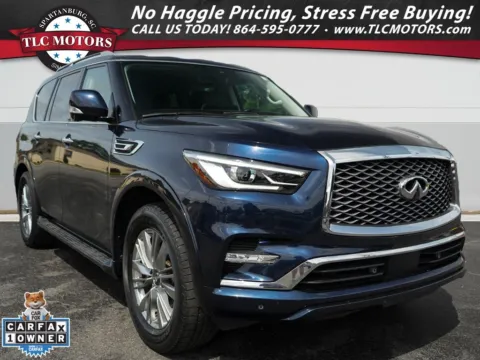 Blue 2024 INFINITI QX80 LUXE for sale in Moore, SC