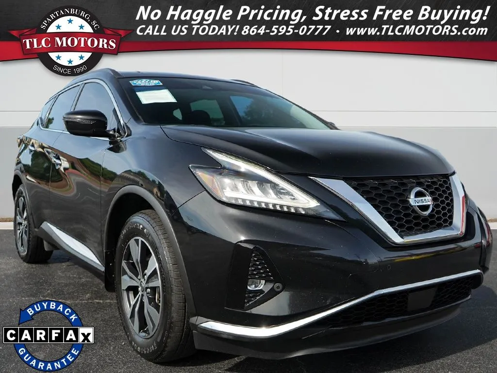 Black 2021 Nissan Murano SV for sale in Moore, SC