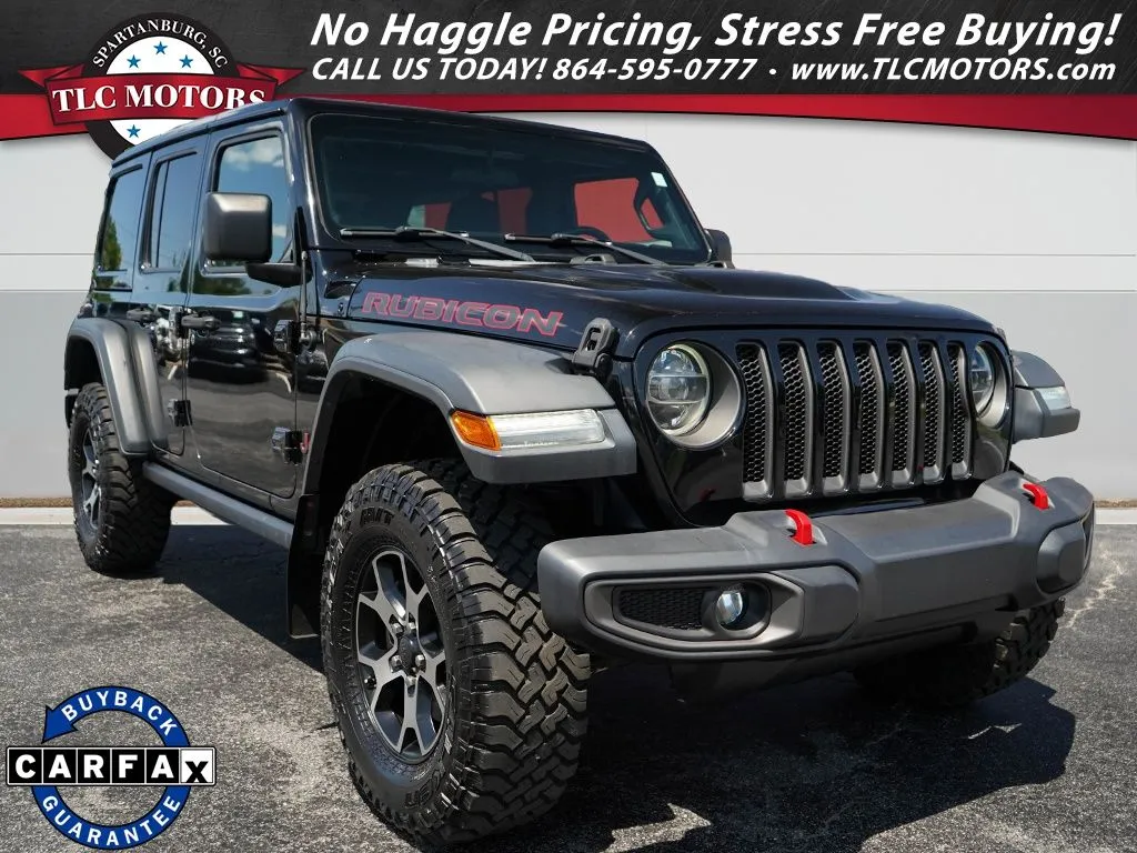 Black 2020 Jeep Wrangler Unlimited Rubicon for sale in Moore, SC
