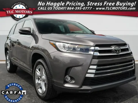 Gray 2019 Toyota Highlander Limited for sale in Moore, SC