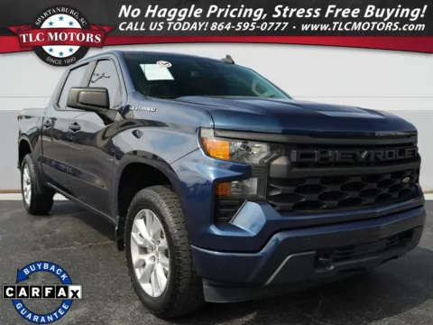 Blue 2022 Chevrolet Silverado 1500 Custom for sale in Moore, SC