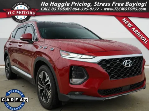 Red 2019 Hyundai Santa Fe Limited for sale in Moore, SC