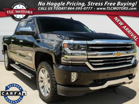 Black 2018 Chevrolet Silverado 1500 High Country for sale in Moore, SC