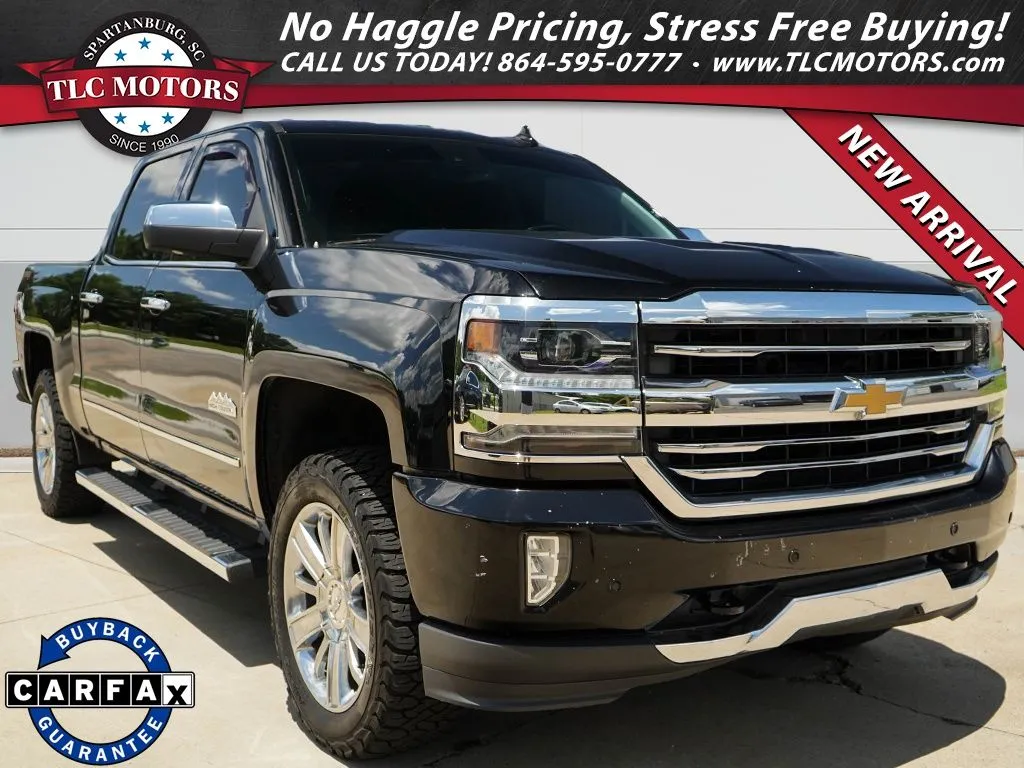 Black 2018 Chevrolet Silverado 1500 High Country for sale in Moore, SC