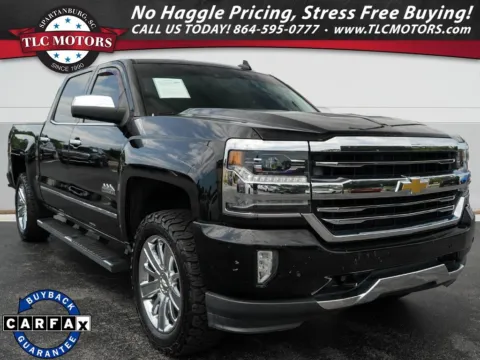 Black 2018 Chevrolet Silverado 1500 High Country for sale in Moore, SC