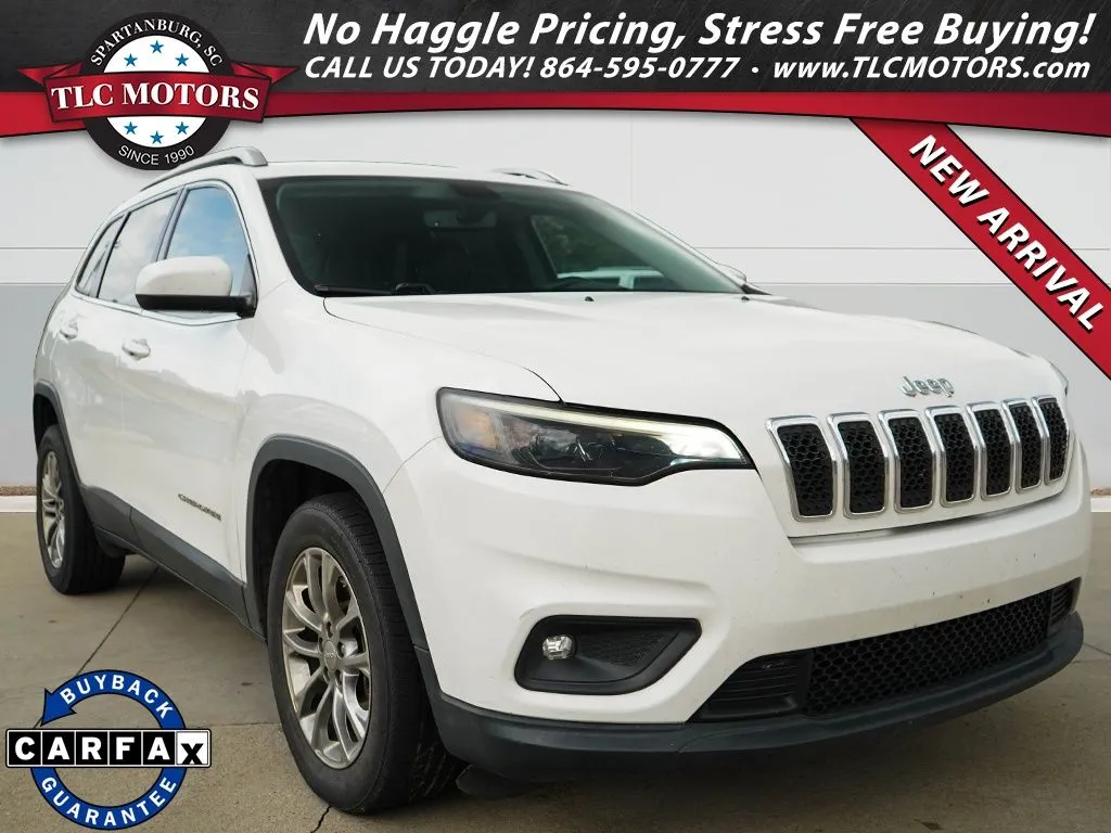 White 2019 Jeep Cherokee Latitude Plus for sale in Moore, SC