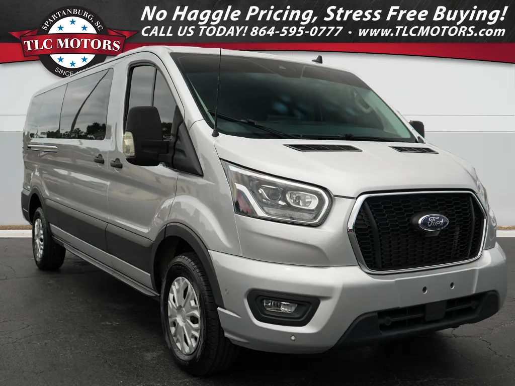 Silver 2023 Ford Transit-350 XLT for sale in Moore, SC