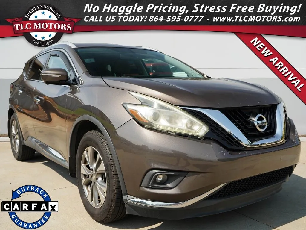 Brown 2015 Nissan Murano SL for sale in Moore, SC