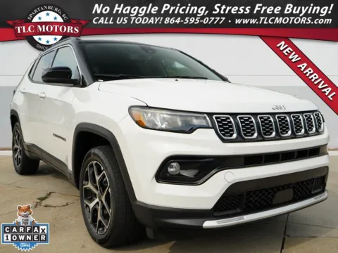 White 2025 Jeep Compass Limited for sale in Moore, SC
