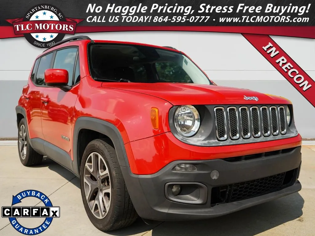 Red 2015 Jeep Renegade Latitude for sale in Moore, SC