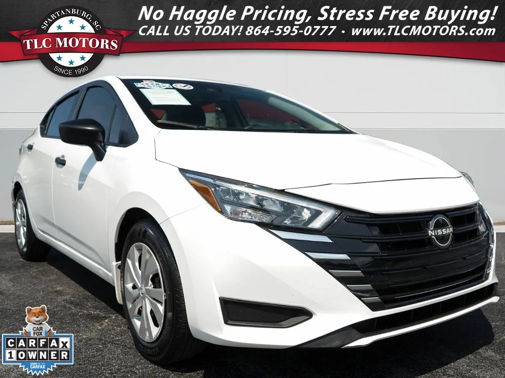 White 2025 Nissan Versa 1.6 S for sale in Moore, SC