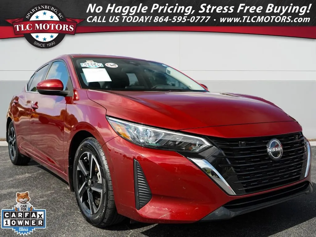 Red 2025 Nissan Sentra SV for sale in Moore, SC