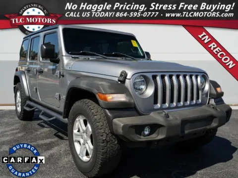 Silver 2018 Jeep Wrangler Unlimited Sport for sale in Moore, SC