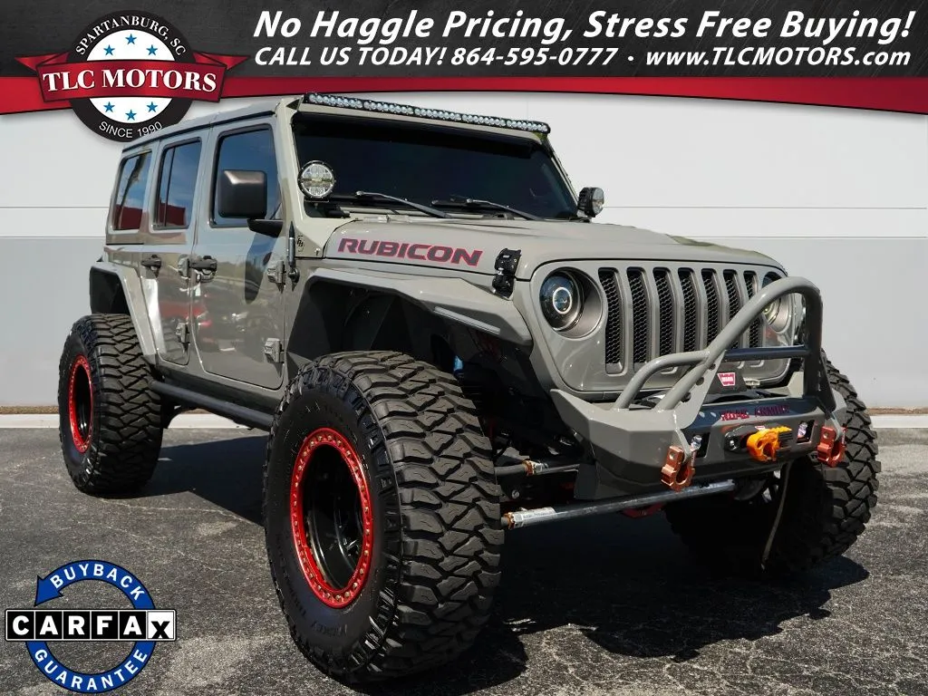Gray 2021 Jeep Wrangler Unlimited Rubicon for sale in Moore, SC