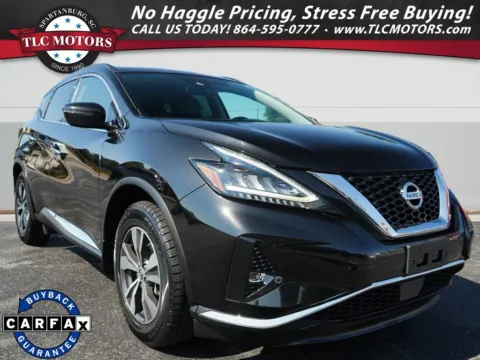 Black 2022 Nissan Murano SV for sale in Moore, SC