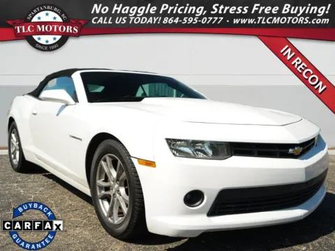 White 2015 Chevrolet Camaro 1LT for sale in Moore, SC