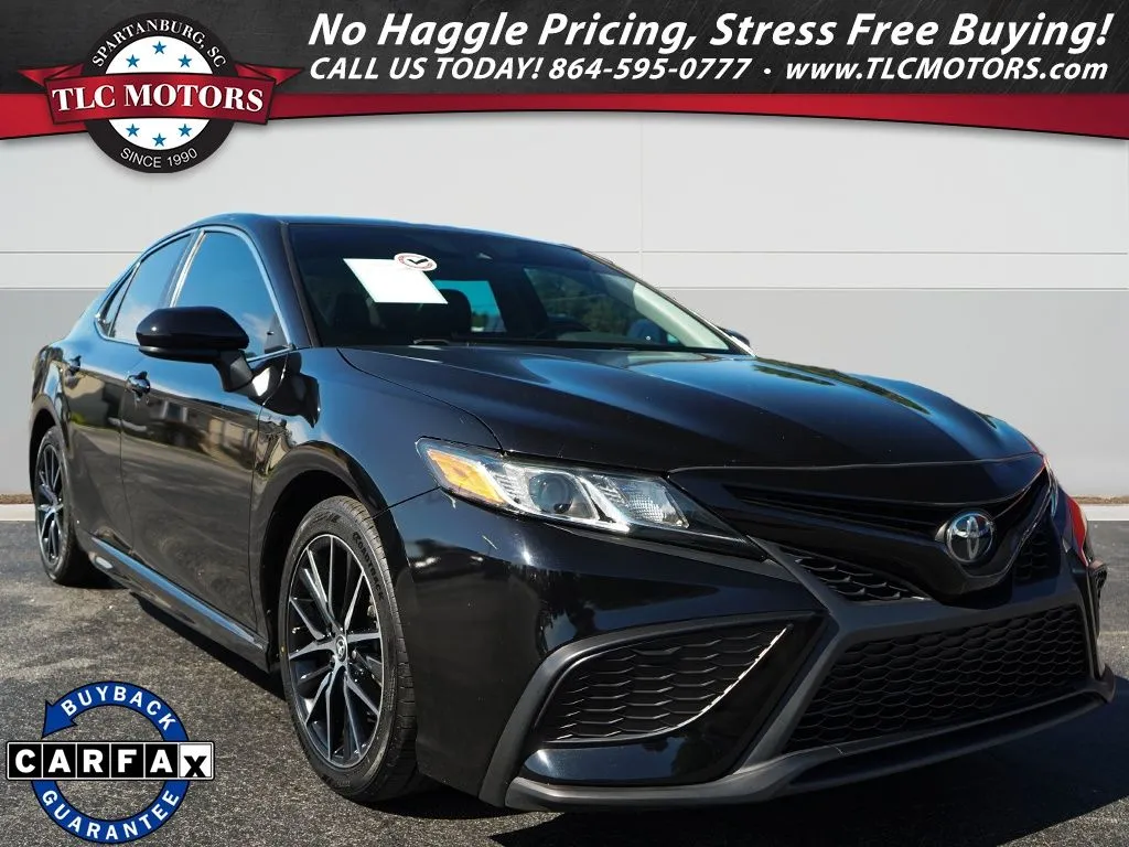 Black 2021 Toyota Camry SE for sale in Moore, SC