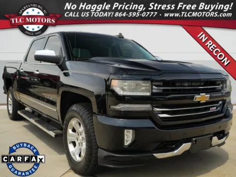 Black 2016 Chevrolet Silverado 1500 LTZ for sale in Moore, SC