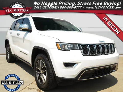 White 2018 Jeep Grand Cherokee Limited for sale in Moore, SC