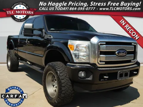 Black 2016 Ford F-250SD Platinum for sale in Moore, SC