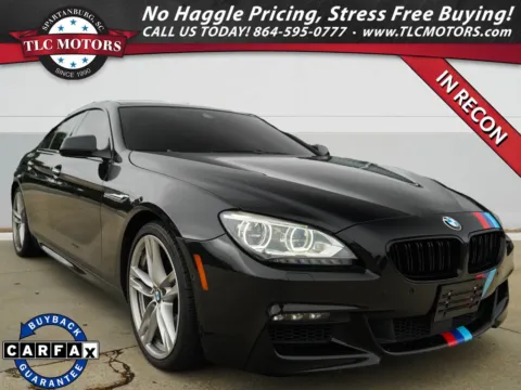 Black 2015 BMW 6 Series 650i Gran Coupe for sale in Moore, SC