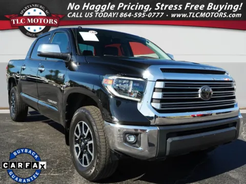 Black 2018 Toyota Tundra Limited for sale in Moore, SC