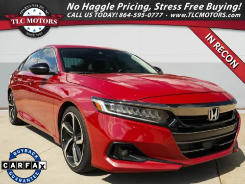 Red 2021 Honda Accord Sport Special Edition for sale in Moore, SC
