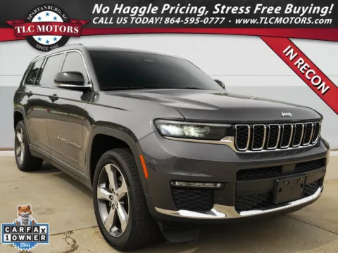 Gray 2021 Jeep Grand Cherokee L Limited for sale in Moore, SC