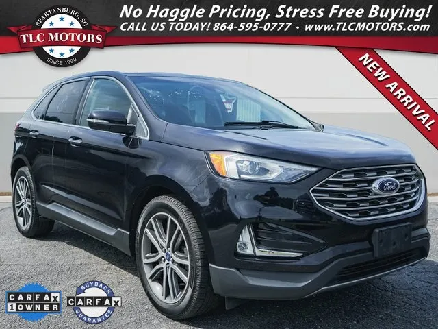 Black 2019 Ford Edge Titanium for sale in Moore, SC