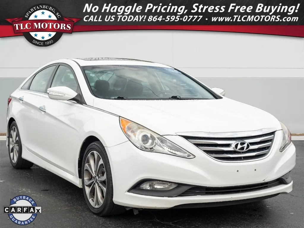 White 2014 Hyundai Sonata SE for sale in Moore, SC