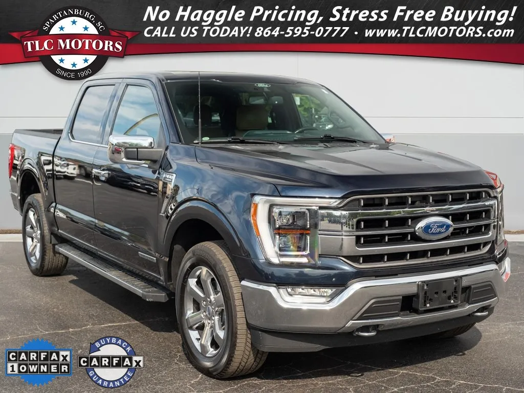 Blue 2021 Ford F-150 Lariat for sale in Moore, SC