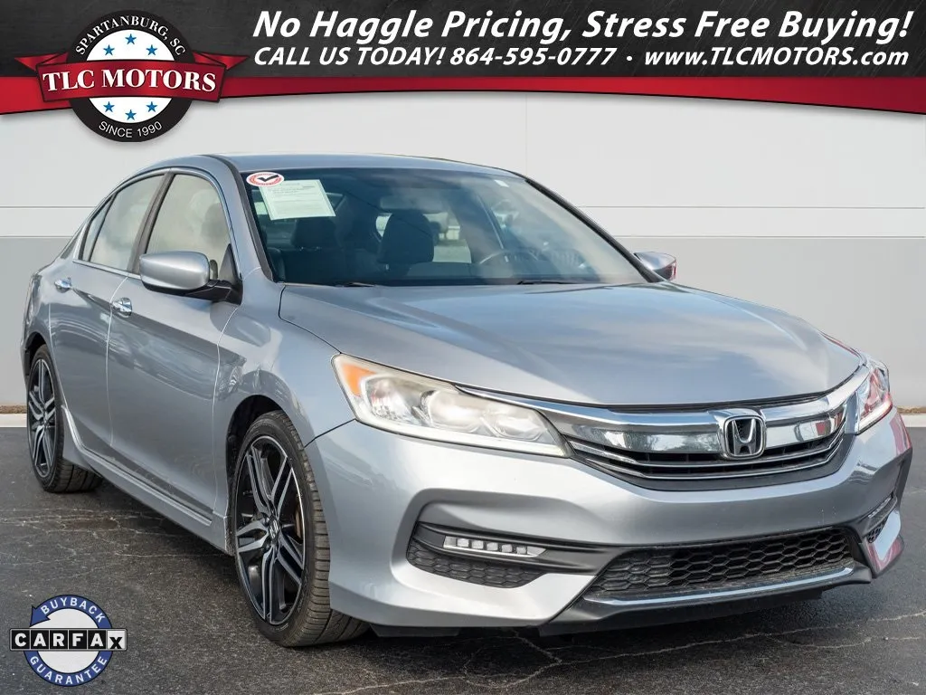 Silver 2017 Honda Accord Sport for sale in Moore, SC