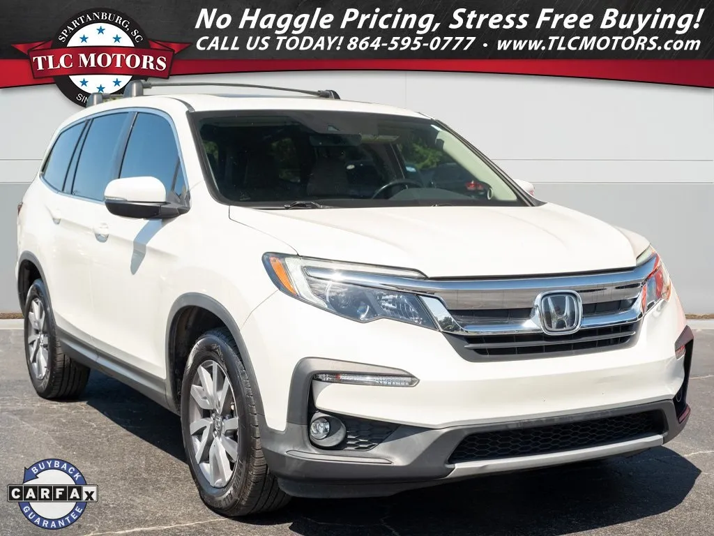 White 2019 Honda Pilot EX-L for sale in Moore, SC