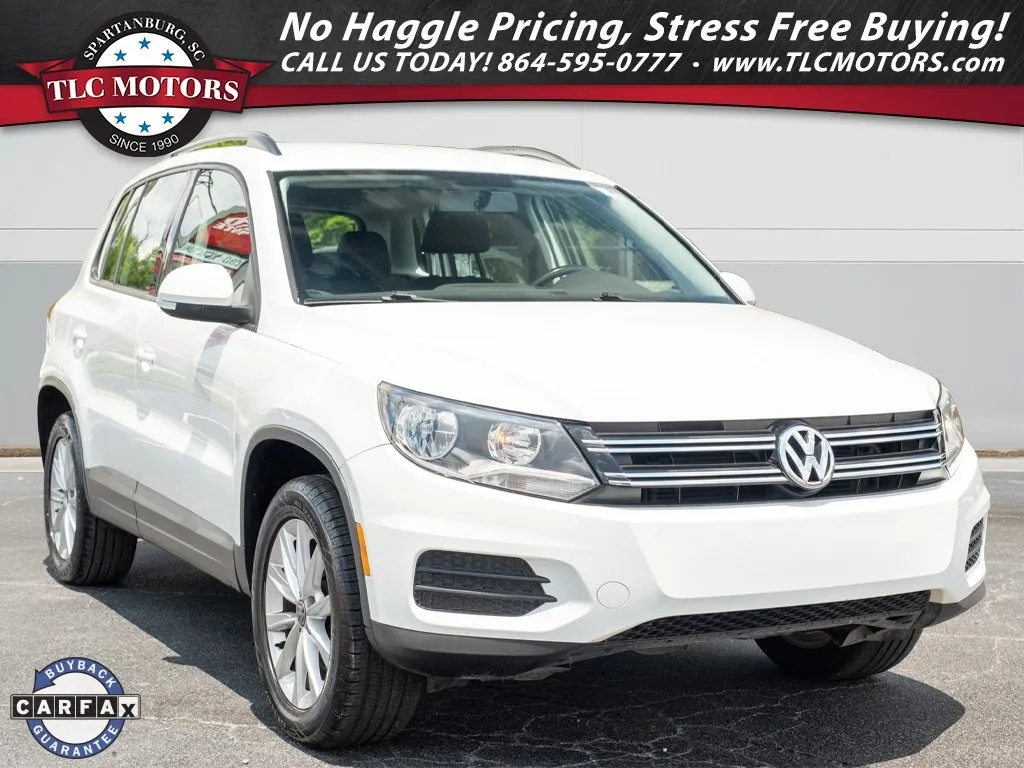 White 2017 Volkswagen Tiguan 2.0T S for sale in Moore, SC