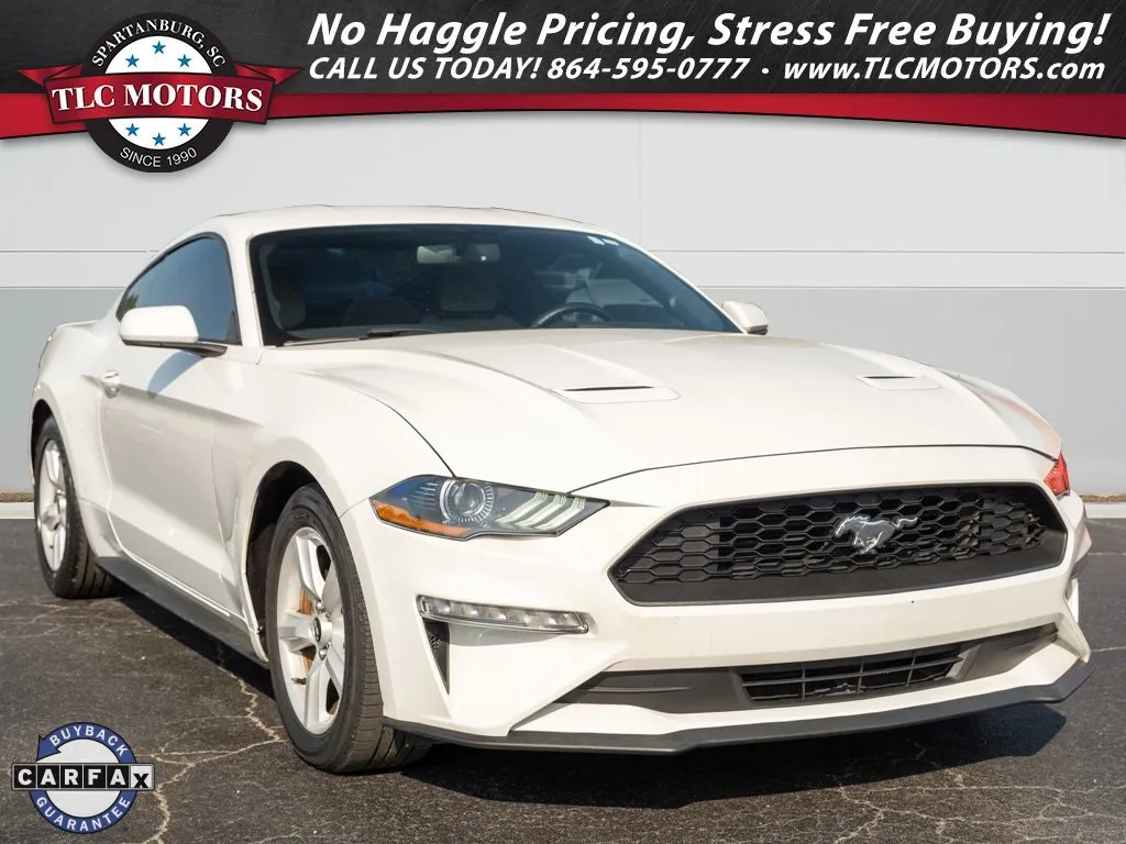 White 2018 Ford Mustang EcoBoost for sale in Moore, SC