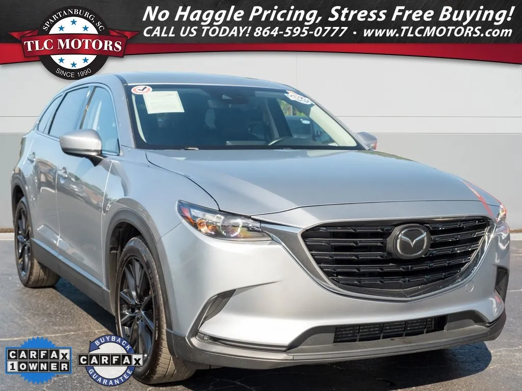 Silver 2023 Mazda CX-9 Touring Plus for sale in Moore, SC