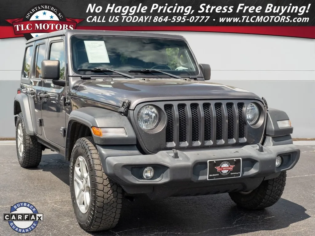 Gray 2021 Jeep Wrangler Unlimited Sport S for sale in Moore, SC
