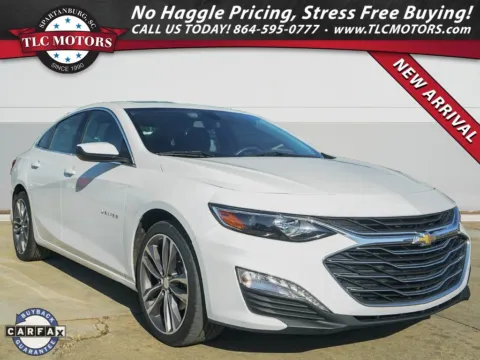 White 2021 Chevrolet Malibu LT for sale in Moore, SC
